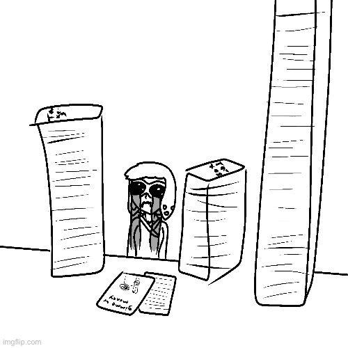 Inkmatas is forced to pay taxes sooner than expected (Art by the Amazing Nugget) | made w/ Imgflip meme maker