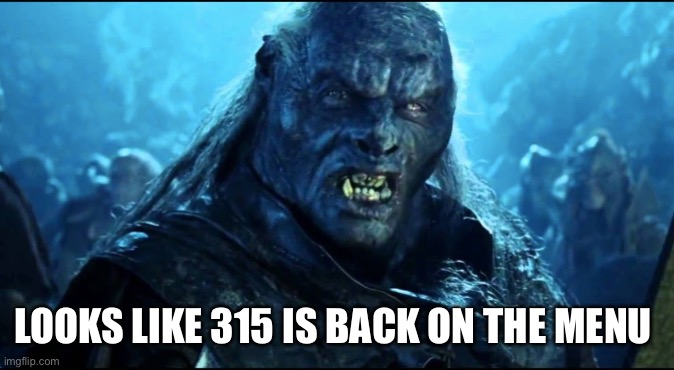 Bench press | LOOKS LIKE 315 IS BACK ON THE MENU | image tagged in back on the menu,weight loss,bench | made w/ Imgflip meme maker