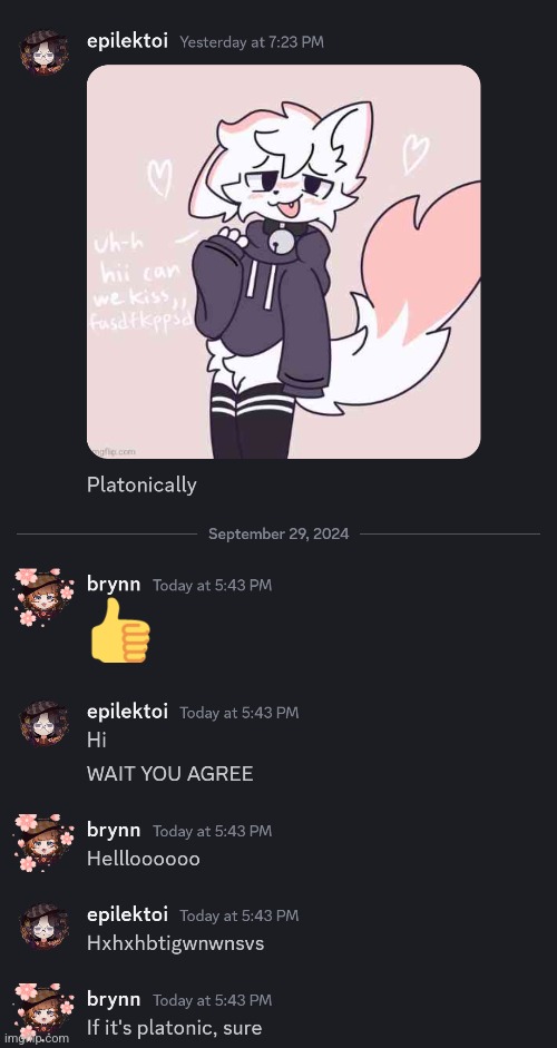 "platonically" (for context he's ace and i used to have a crush on him) | made w/ Imgflip meme maker