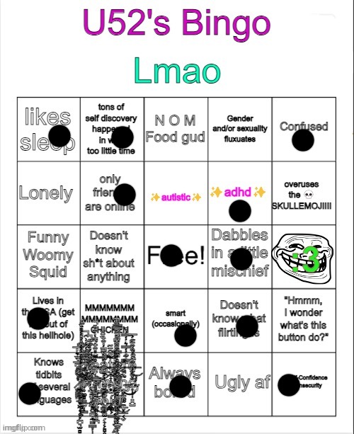 heh. | image tagged in u52's bingo,hehehe | made w/ Imgflip meme maker