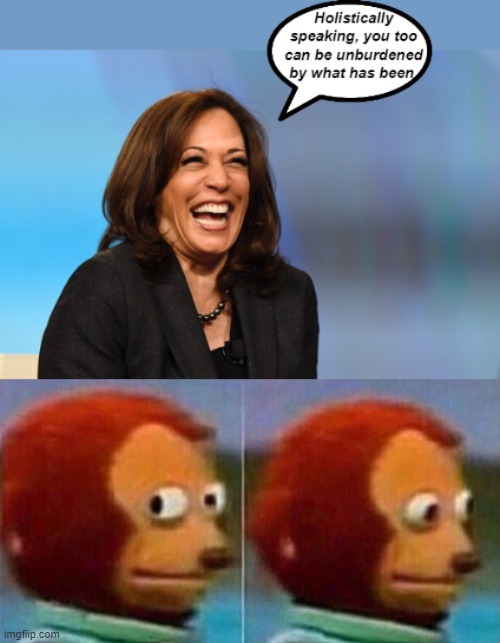 Kamala Harris | image tagged in unburdened,harris,kamala,word salad | made w/ Imgflip meme maker