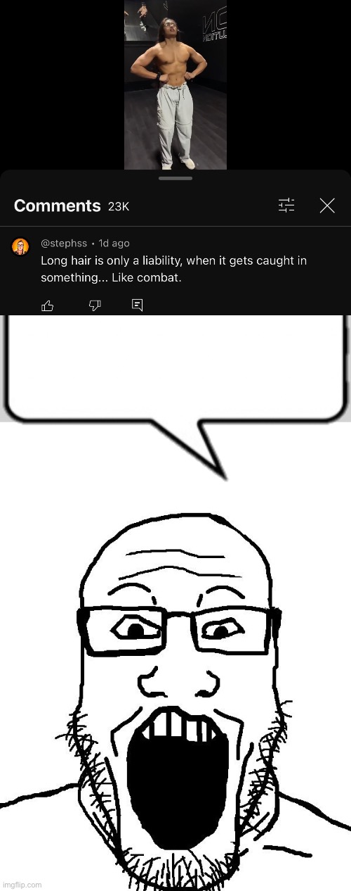 I can smell the red pilled redditor from a mile☠️ | image tagged in soyboy pov | made w/ Imgflip meme maker