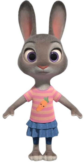 Young Judy Hopps Blank Meme Template