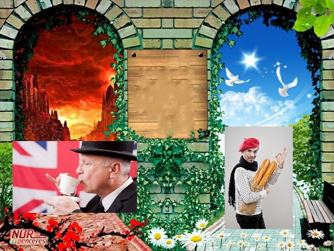 Heaven and hell | image tagged in heaven and hell | made w/ Imgflip meme maker