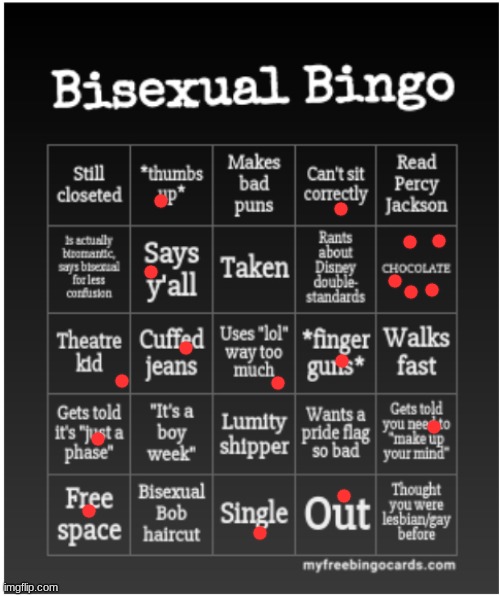 bored | image tagged in bisexual bingo | made w/ Imgflip meme maker