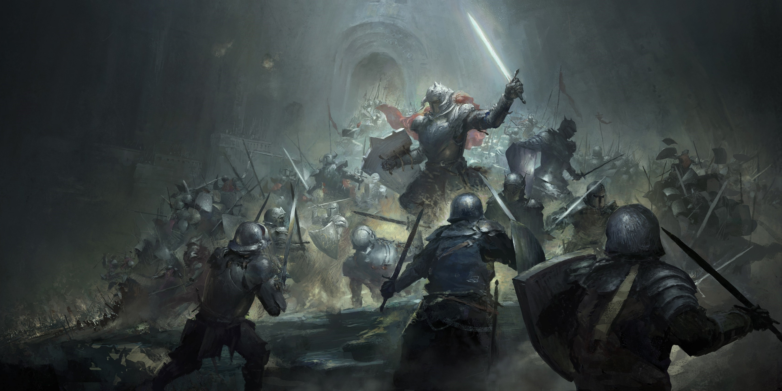 Gathering for battle Blank Meme Template