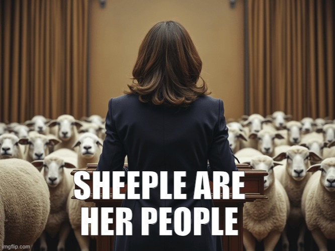 SHEEPLE ARE HER PEOPLE | SHEEPLE ARE
HER PEOPLE | image tagged in sheeple are her people | made w/ Imgflip meme maker