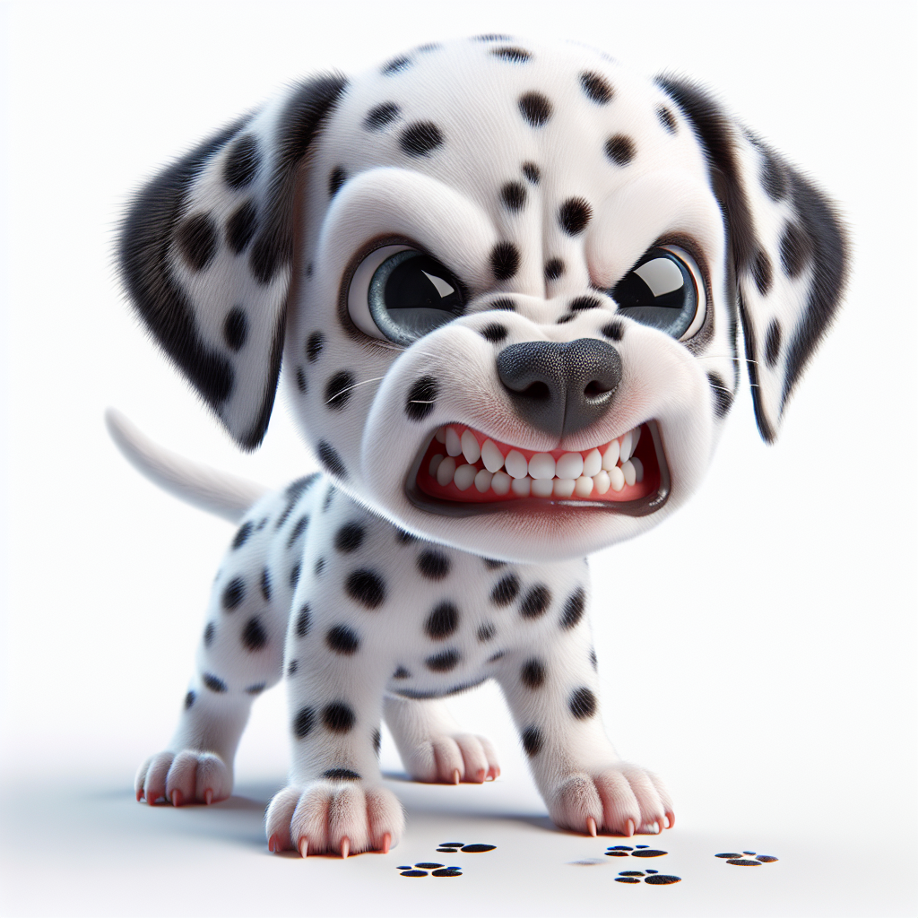 Angry puppy dalmatian Blank Meme Template