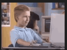 High Quality Computer kid Blank Meme Template