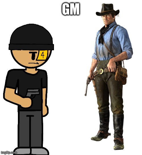 Is bro robbing Arthur??? | GM | image tagged in is bro robbing arthur | made w/ Imgflip meme maker