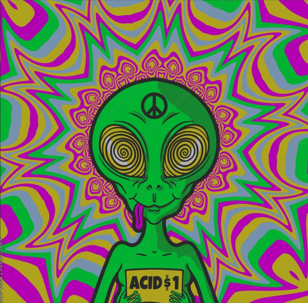 Psychadelic Blank Meme Template