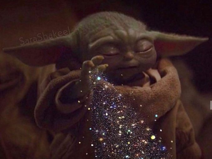 Yoda blessing Blank Meme Template