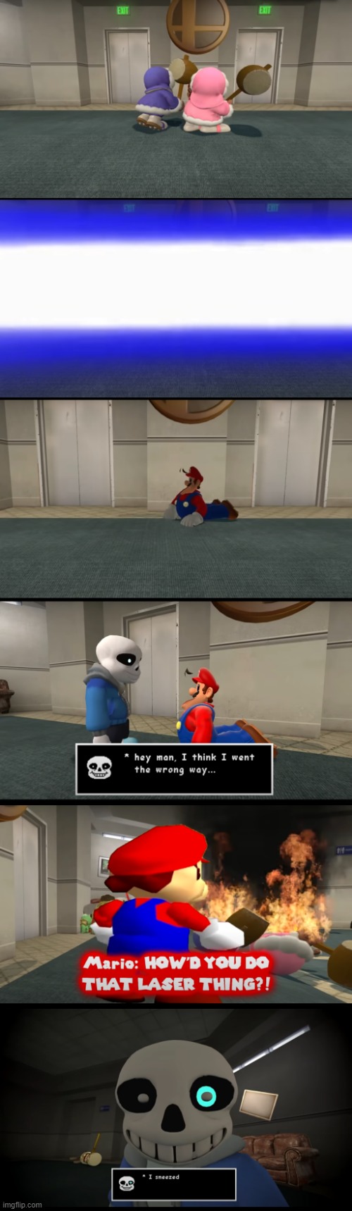 Ah yes, SMG4 Sans | image tagged in memes,smg4,one of the scenes,sans,undertale,super smash bros | made w/ Imgflip meme maker