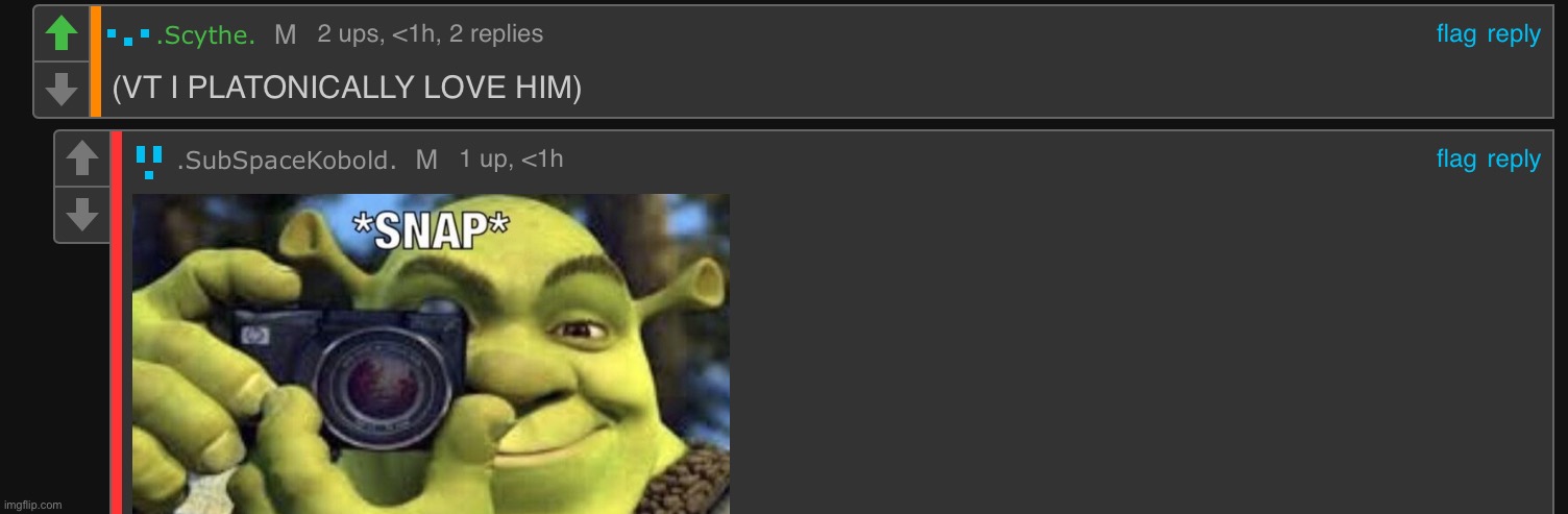 Ngl I actully lost the context of this one- | made w/ Imgflip meme maker