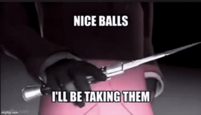 nice balls ill be taking them still image | image tagged in nice balls ill be taking them still image | made w/ Imgflip meme maker