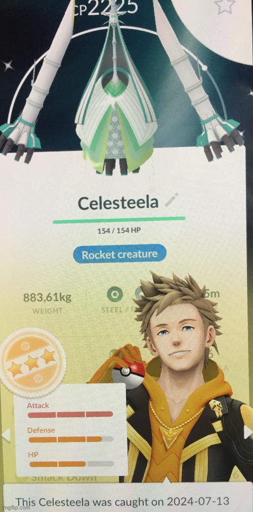 One of my rarer shinies besides from shiny Ditto | made w/ Imgflip meme maker