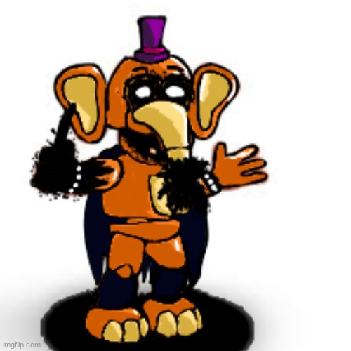 Pibby FNaF World Glamrock Orville Elephant | made w/ Imgflip meme maker