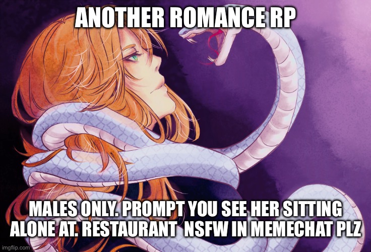 Nori!! | ANOTHER ROMANCE RP; MALES ONLY. PROMPT YOU SEE HER SITTING ALONE AT. RESTAURANT  NSFW IN MEMECHAT PLZ | image tagged in nori | made w/ Imgflip meme maker