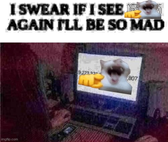 I SWEAR IF I SEE 9,223,372,036,854,775,807 AGAIN I'LL BE SO MAD! | image tagged in i swear if i see 9 223 372 036 854 775 807 again i'll be so mad | made w/ Imgflip meme maker