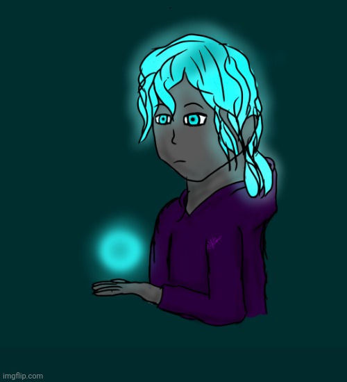 Random (also the one excuse to do glowy  hair :3) | made w/ Imgflip meme maker