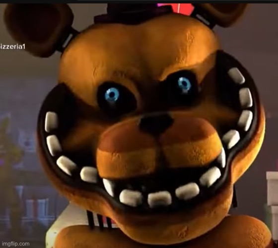 Fredbear grin | image tagged in fredbear grin | made w/ Imgflip meme maker