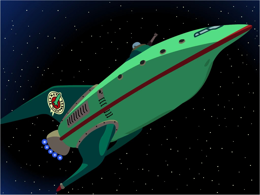 Planet Express Ship Blank Meme Template