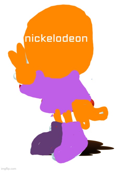 Nickelodeon's 2025 rebrand mascot (Nicky) | nickelodeon | image tagged in nickelodeon,nicky,chikn nuggit | made w/ Imgflip meme maker