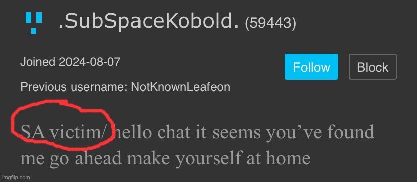 Yeah. Put the fact you were sexually harassed in your bio on a meme site. | made w/ Imgflip meme maker