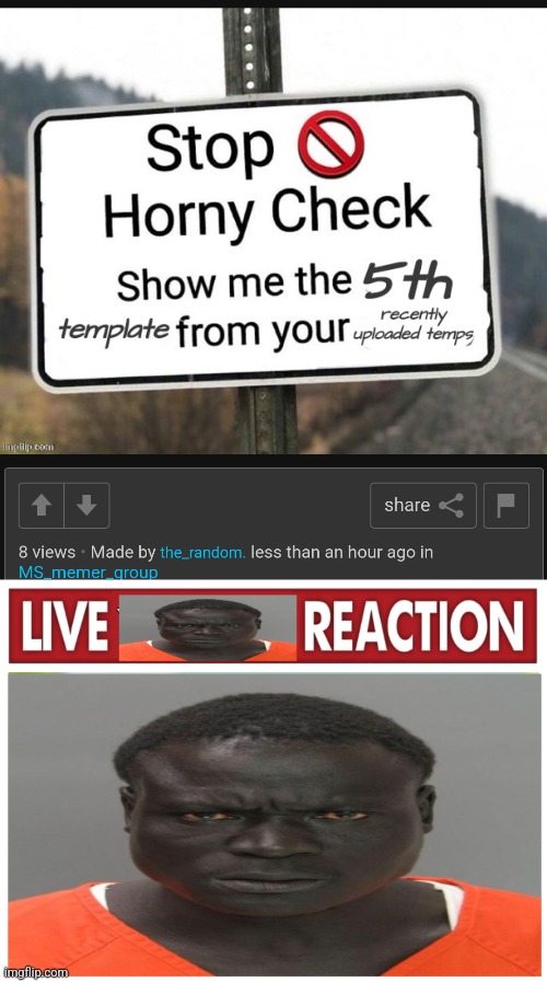 Sandwiched I'm between femboy art | image tagged in live convict reaction | made w/ Imgflip meme maker