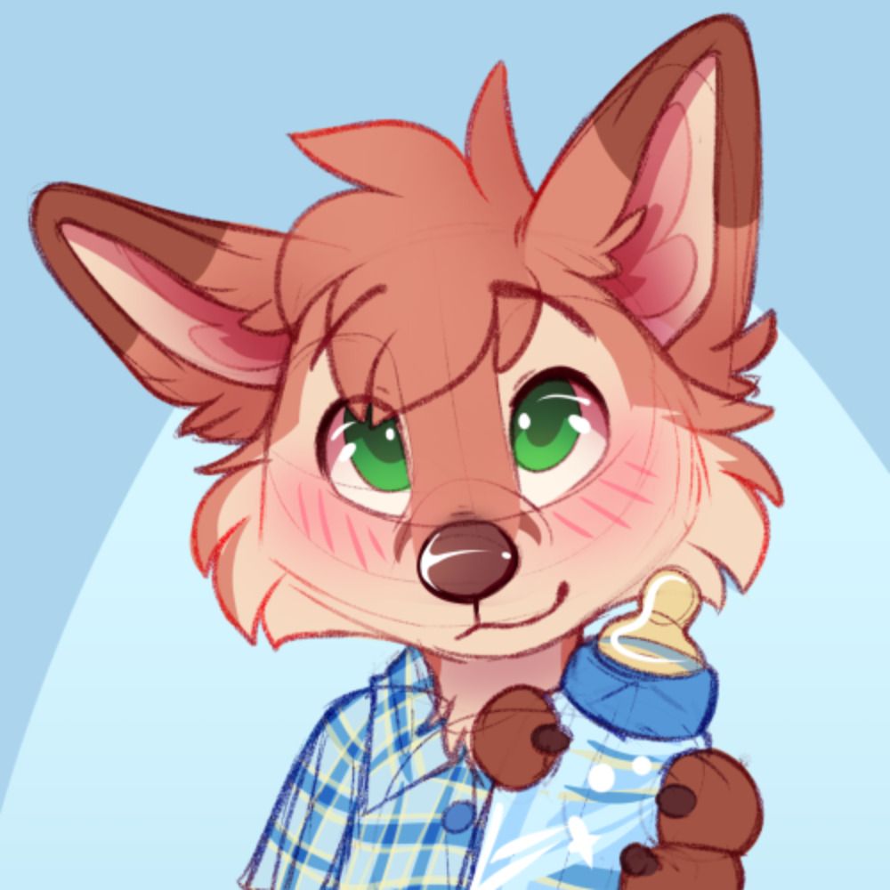 A fox's Bottle Blank Meme Template