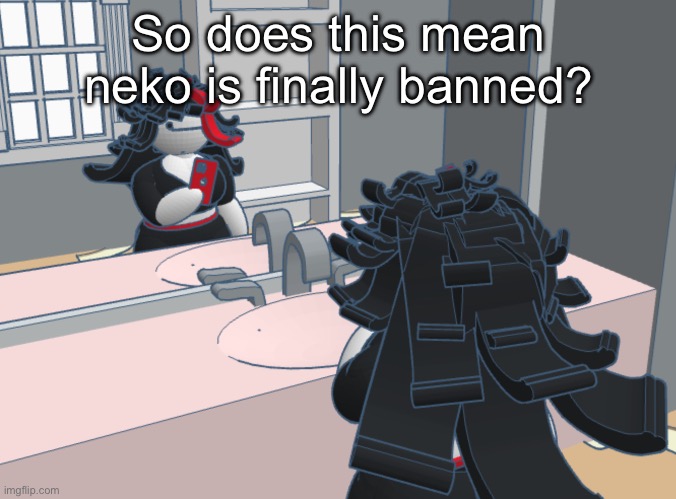 So does this mean neko is finally banned? | made w/ Imgflip meme maker