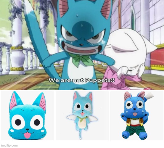 Fairy Tail Meme Happy | ChristinaO | image tagged in memes,fairy tail meme,fairy tail memes,happy fairy tail,fairy tail,anime meme | made w/ Imgflip meme maker