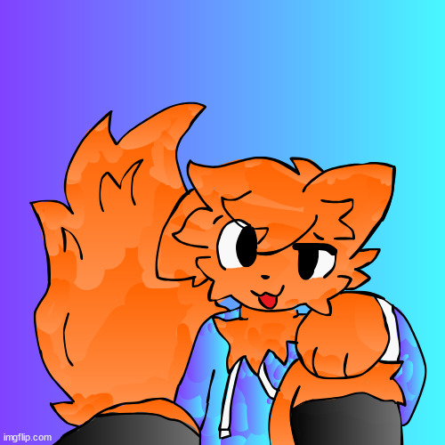 Ginger! | image tagged in meow | made w/ Imgflip meme maker