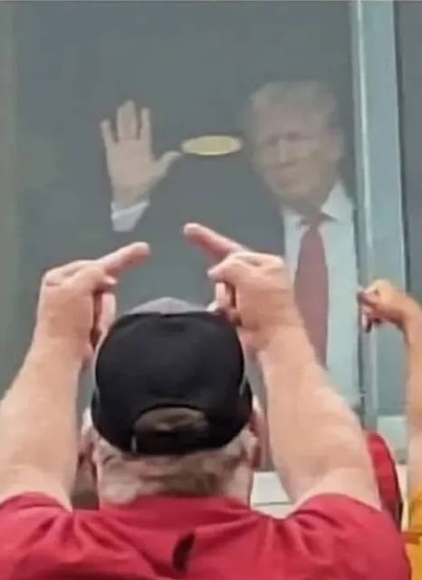 High Quality Trump at Ohio State Blank Meme Template