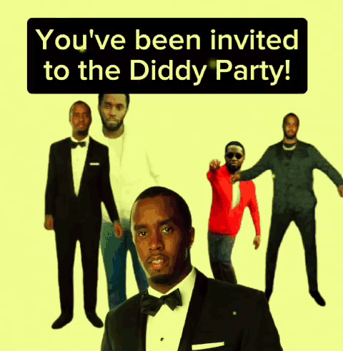 Diddy party Blank Meme Template