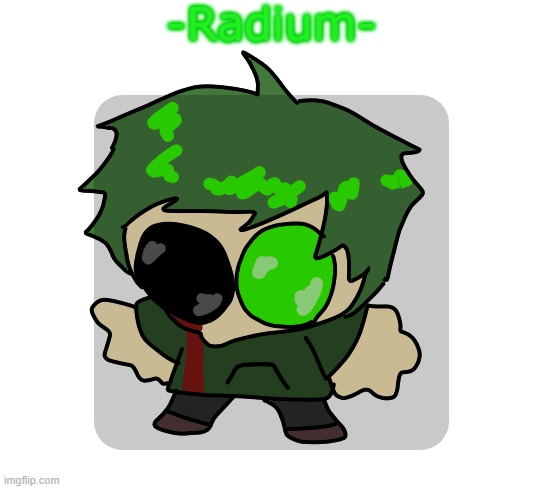 sad radium announcement temp Blank Meme Template