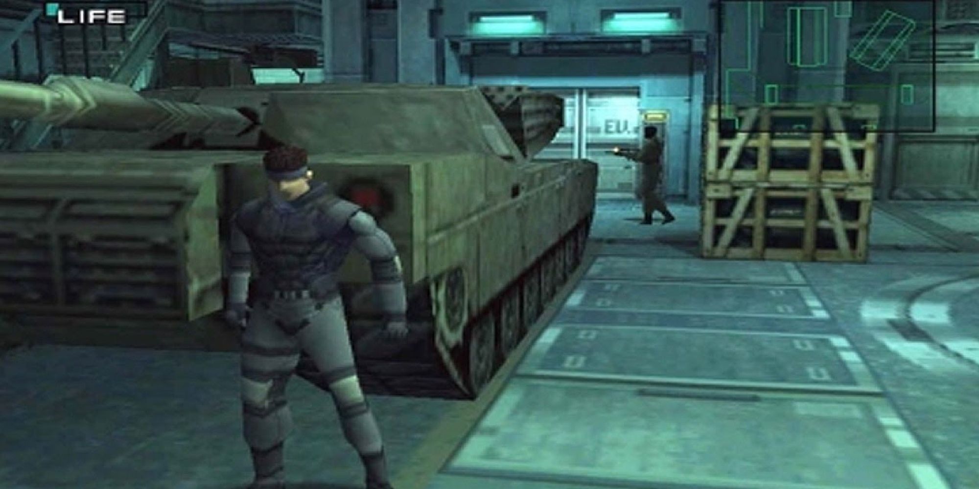 solid snake hiding Blank Meme Template