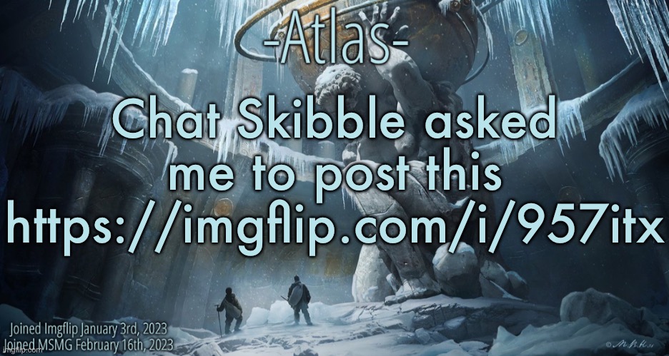 Silver Announcement Template 11.0 Template | Chat Skibble asked me to post this https://imgflip.com/i/957itx | image tagged in silver announcement template 11 0 template | made w/ Imgflip meme maker