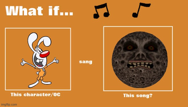 mr whiskers singing bad moon rising | image tagged in what if this character - or oc sang this song,disney,60s music,halloween,2000s | made w/ Imgflip meme maker