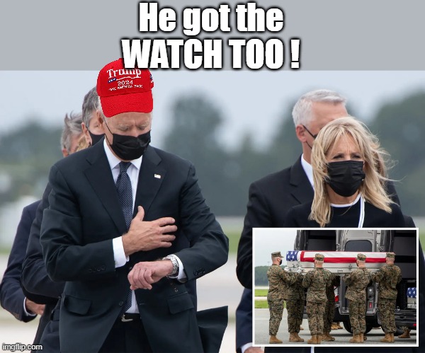 He got the WATCH TOO ! | made w/ Imgflip meme maker