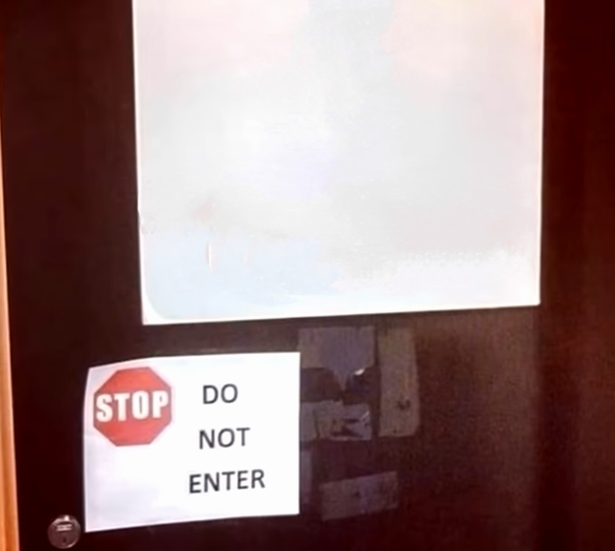 Stop do not enter Blank Meme Template