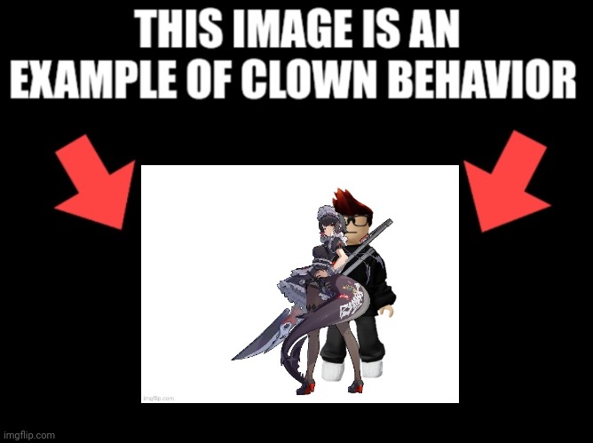 Skibidigyattonlyinohio69 shipped my OC with Ellen Joe and I don't like it because MC doesn't know who Ellen Joe is. | image tagged in this image is an example of clown behavior dark mode,mc,ellen joe,memes,ship | made w/ Imgflip meme maker