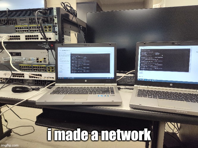 i made a network | made w/ Imgflip meme maker