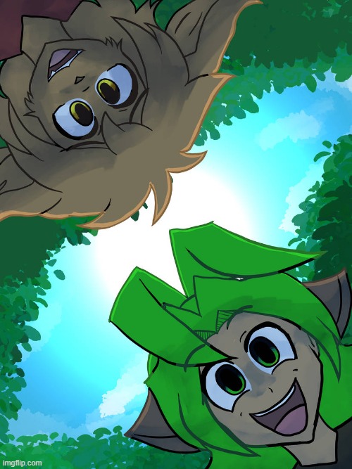 maddie and karen (Art credit: infrawash)(Original chars by: Thomas F.) | image tagged in twokinds,da,wholesome,cartoon,funny | made w/ Imgflip meme maker