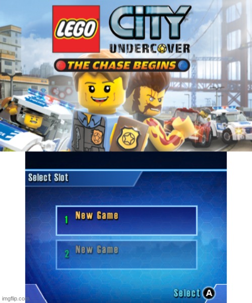 Has anyone played this game as a kid? | image tagged in lego city undercover the chase begins,nostalgia critic,3ds,lego,lego city,lego city undercover | made w/ Imgflip meme maker