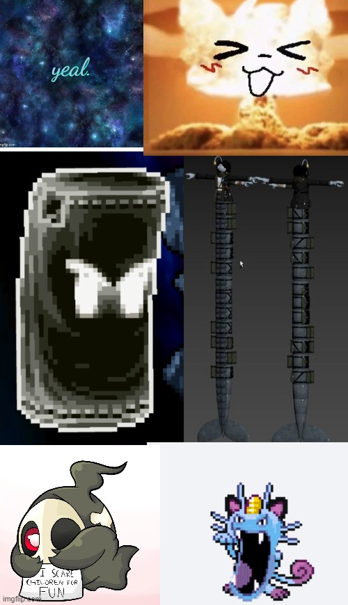 all the temps I've used. | image tagged in angy sandbag,longboi sebastian | made w/ Imgflip meme maker