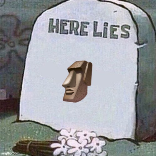 Here Lies Spongebob Tombstone | ? | image tagged in here lies spongebob tombstone | made w/ Imgflip meme maker