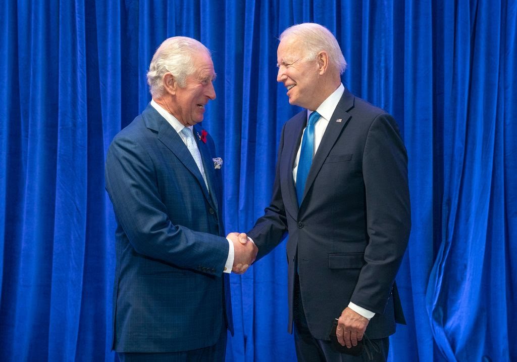 King Charles and Joe Biden agreeing Blank Meme Template