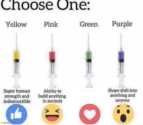 High Quality Choose one Blank Meme Template