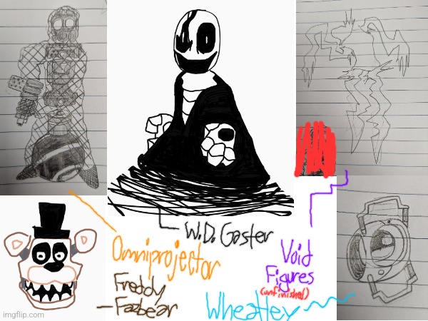 assorted goods | image tagged in boneworks,bonelab,undertale,five nights at freddys,fnaf,portal | made w/ Imgflip meme maker